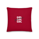 Girl Girl Girl Power Pillow